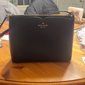 Kate spade black crossbody, used once